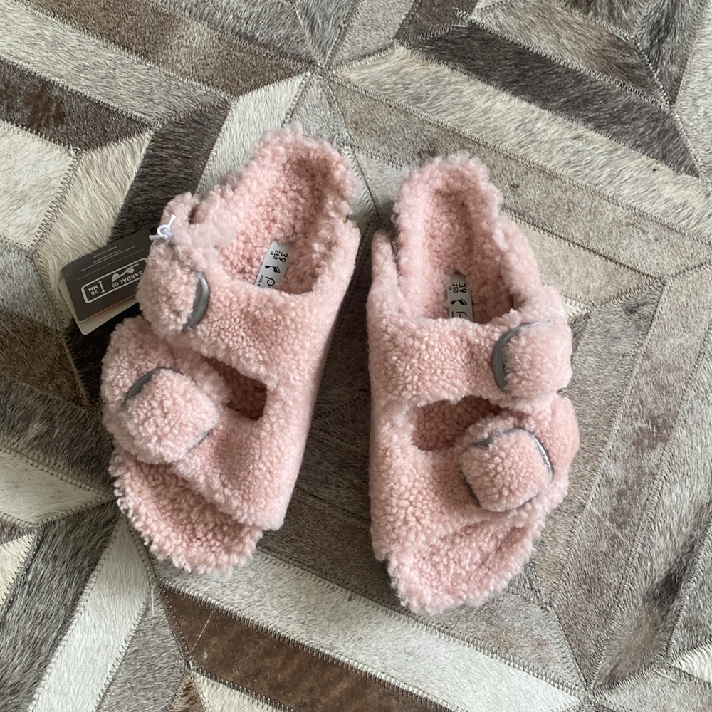 ๐ Birkenstock Papillo Arizona Big Buckle Teddy Shearling Sandal - Picture 10 of 10